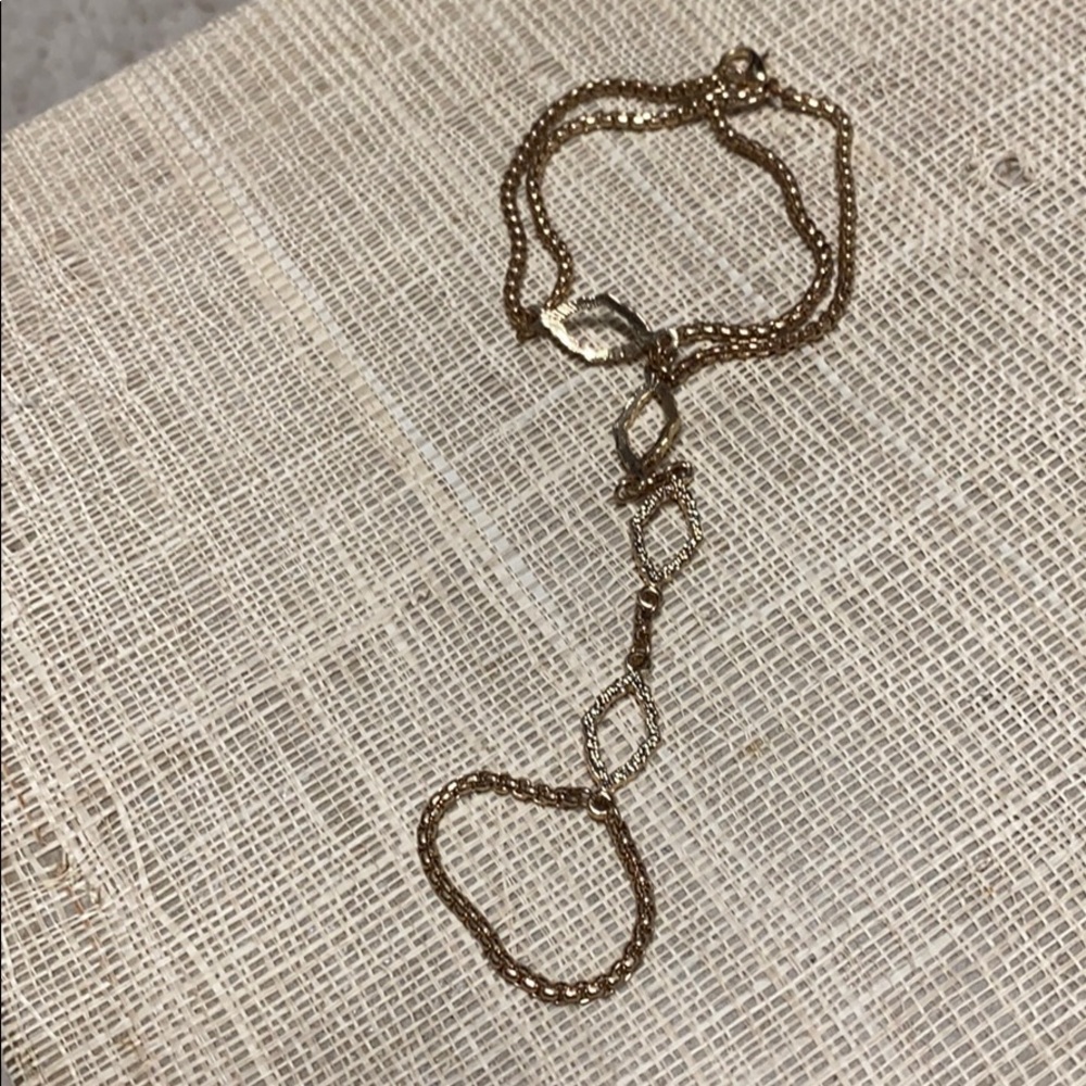 Gold Chain finger bracelet